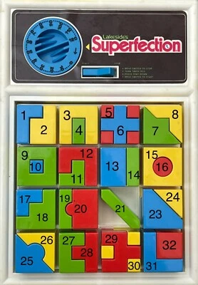 Superfection Game Individual Replacement Shapes Lakeside 1975 You Pick Pieces - Image 1 of 4