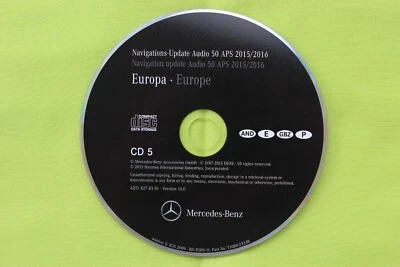 CD NAVIGATION MERCEDES BENZ AUDIO 50 APS SPANIEN PORTUGAL 2016 CLS E SLK NTG1 - Bild 1 von 2