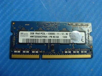 Dell Inspiron 15.6" 3537 OEM SKhynix SO-DIMM memória RAM 2GB PC3L-12800S - Imagem 1 de 2