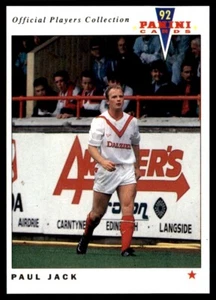 Panini Players Collection (1992) Paul Jack Airdrieonians No. 289 - Picture 1 of 2