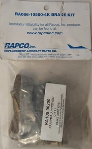RAPCO 66-105 Brake Lining Kit 4 Pack/ 8 rivets Interchangeable w' Cleveland Part - Picture 1 of 4