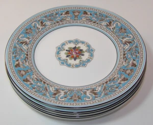 6 Wedgwood Florentiner Türkis 15,25 cm 6 Zoll Seite Brot Dessertteller TOP - Bild 1 von 6