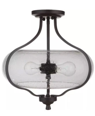 Craftmade 49952-ESP Neighborhood Serene Semi-Flush Mount Espresso - Image 1 of 4