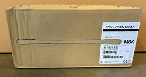 2x CANON PFI-710MBK Tintenpatrone 2353C001 f. imagePROGRAF TX-2000 TX-3000 - Photo 1/3
