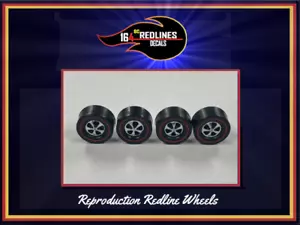Hot Wheels Replica Redline: Set di 4 grandi cuscinetti per piatti profondi stile HK SCR-T0014 - Foto 1 di 4