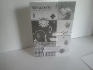 "Tarjeta de Graduación Cristiana DaySpring Gris y Blanca Nueva con Sobre 5""x7 3/4" - Imagen 1 de 6