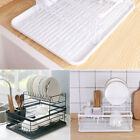 Large Dish Drying Rack Drainer Kitchen Sink Plates Draining Tray Cutlery Holder