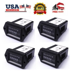1-4x DC12V-36V Truck Tractor Boat Car Diesel Engine Hour Meter Timer Tool Gauges - Picture 1 of 7