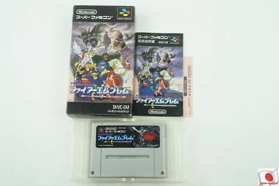 Fire Emblem Monsho no Nazo SNES Nintendo Super Famicom Box From Japan - Image 1 of 2