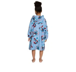 Stitch Kids Oversized Long Sleeve Hooded Pullover Robe Sz L/XL Holiday Kids NEW - Picture 1 of 5