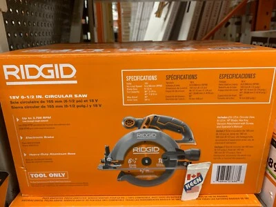 RIDGID CANADA 18V Cordless Lithium-Ion 6-1/2-inch Circular Saw (Tool Only) - Image 1 of 4