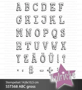 Kulricke Stempel "ABC groß" Clear Stamp Motiv-Stempel - Bild 1 von 1