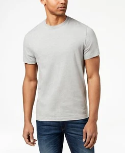 New Club Room Basic Shirt Crew Neck Short Sleeve T-Shirt Sz Small Gray NWT A6417 - Picture 1 of 8