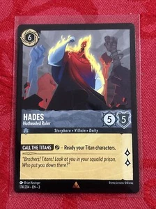Disney Lorcana Inklands - Hades - Hotheaded Ruler - RARE - 174/204 - Imagen 1 de 7