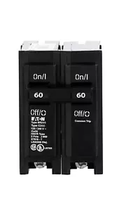Eaton BR260 2 Pole 120/240V 60 Amp Circuit Breaker Plug In New - Picture 1 of 1