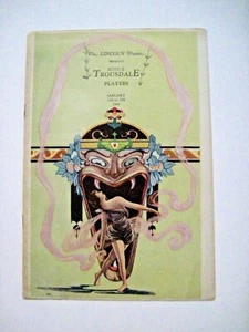 Programa de teatro 1929 "The Lincoln Theatre" Cheyenne, WY con hermosa portada * - Imagen 1 de 12