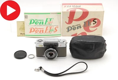 Olympus Pen EES  Half Frame Film Camera  ⏯️RED Flag OK In Box[ NEAR MINT ] JAPAN - Image 1 of 4
