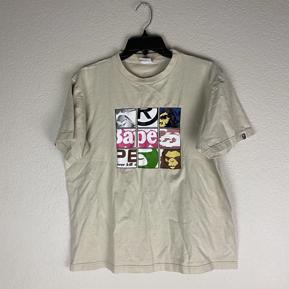Bape Ape Shall Never Kill Ape Shirt Vintage - Image 1 of 4