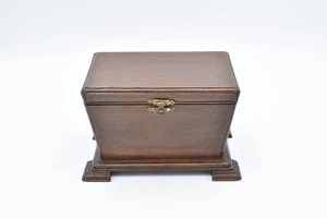 Art Deco Schmuckkästchen Schatulle Eiche Antik - Bild 1 von 7