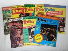 Lot of 8 - The Ring Boxing Magazine Frazier Muhammad ALI, Foreman 1974, 1975
