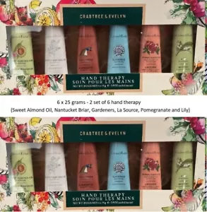 Crabtree & Evelyn Hand Therapy Cream Set - 12 x 25 gr - New - Picture 1 of 1