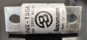 Cooper Bussmann FWX-150A - 150 Amp Semiconductor Fuse 250V ac/dc New / Old Stock - Picture 1 of 2