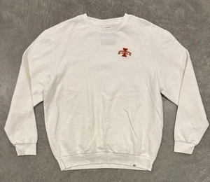 Iowa State Cyclones Sweatshirt mit Rundhalsausschnitt Waffelweiß ISU Erwachsene XL - Bild 1 von 6