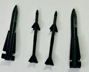 GI JOE 1983 SKYSTRIKER XP-14F MEDIUM LARGE MISSILES SET Of 4 PARTS - Picture 1 of 3