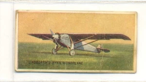 1927 Champion Magazine : Famous Aircraft - Card 3/16 Lindbergh's Ryan Monoplane - Picture 1 of 2