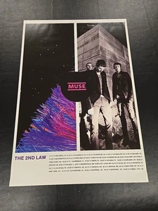 Póster promocional MUSE 2ª Ley 2013 gira por Estados Unidos póster de pared música vintage mundial  - Imagen 1 de 8