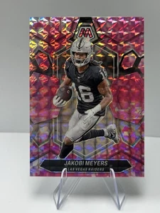 2024 Panini Mosaic - Jakobi Meyers #116 Pink Mosaic Prizm /199 - Picture 1 of 2