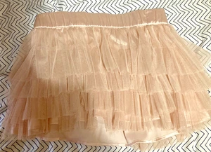 H&M Pink Tulle Layered Mini Skirt; New With Tags; Size 10 - Picture 1 of 2