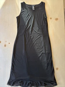 Kenneth Cole New York Damenkleid Small schwarz transparent ärmellos - Bild 1 von 7