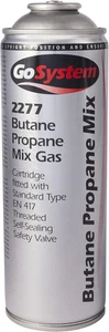 GoSystem Gas Cartridge 277g Butane Propane Mix Silver Camping Fuel Refill - Picture 1 of 9
