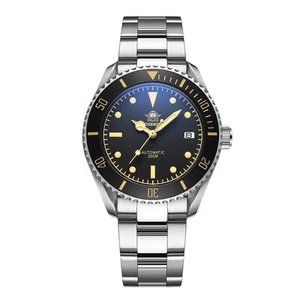 Automatic Diver Watch for Men NH35A Waterproof 200 M Luminous Stainless Steel... - Picture 1 of 5