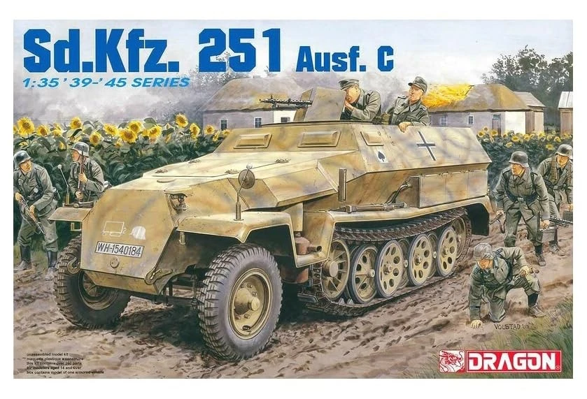 Dragon 6187 Sd.kfz. 251 Ausf C 1 35 Kombiversand möglich