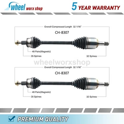 Conjunto de eje articulado CV trasero para Dodge Charger 5,7 L tracción trasera 2016 2017 Foto 1 de 3