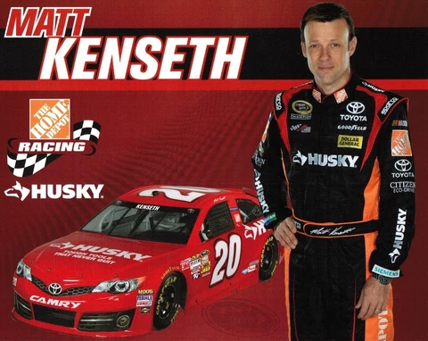 2013 MATT KENSETH "HUSKY" HOME DEPOT JOE GIBBS GEN 6 #20 NASCAR SPRINT POSTCARD Cover