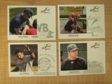 2005 Just Minors Autographs Baseball Lot of 4