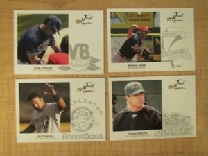 2005 Just Minors Autographs Baseball Lot of 4