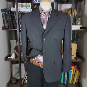 Brooks Brothers BROOKSEASE Herren Sport Mantel drei Knöpfe CH grau gestreift 39S - Bild 1 von 23