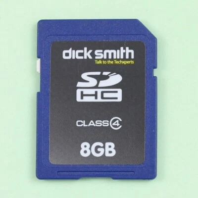 DickSmith 8GB SDHC SD Memory Card (Class 4) for Cameras, Consoles etc. - Image 1 of 2