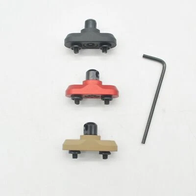 Black/Tan/Red_Sling Swivel Mount Attachment Adapter for KeyMod Rail - Image 1 of 4