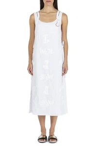 Vestido largo blanco de verano ELISA CAVALETTI talla L - Imagen 1 de 7