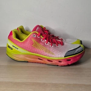 Altra Impulse Shoes Womens US 9.5 EUR 41 Pink Yellow Running Sneakers A2542-3 - Picture 1 of 10