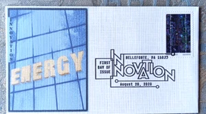 SOLAR TECHNOLOGY INNOVATION 2020 FLEETWOOD CACHET FDC UNADDR - Picture 1 of 1