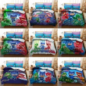 PJ Masks Collection Single/Double/Queen/King Bed Quilt Cover Set - Picture 1 of 19