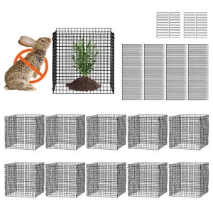 10 Set Animal Guard for Plants, 12''x12'' Mesh Enclosures, Outdoor Plant & - Picture 1 of 4