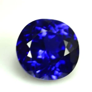Natural Blue Ceylon Sapphire 5.80 Ct Round Cut GIE Certified Loose Gemstone 1177 - Picture 1 of 6