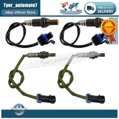4 датчика кислорода вверх/вниз по течению для 2008-2012 Chevrolet Silverado 1500 V6 4,3 л - Изображение 1 из 4